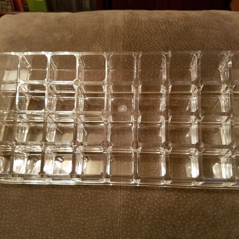 Heavy Acrylic Tiered Lipstick Organizer